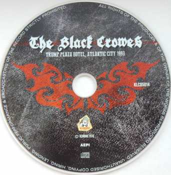 CD The Black Crowes: Trump Plaza Hotel, Atlantic City 1990