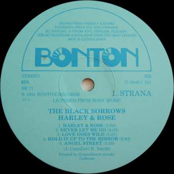LP The Black Sorrows: Harley And Rose