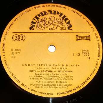 LP Radim Hladík: Modrý Efekt & Radim Hladík