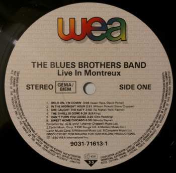 LP The Blues Brothers Band: Live In Montreux