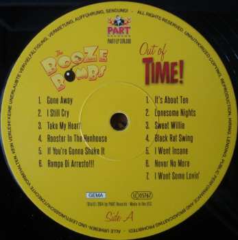 LP The Booze Bombs: Out Of Time!