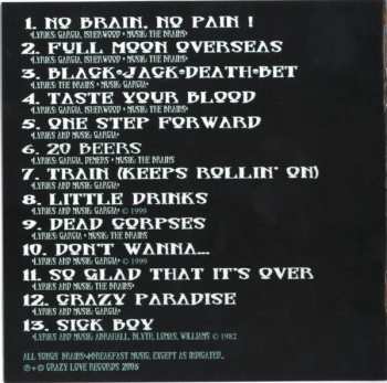 CD The Brains: No Brain, No Pain