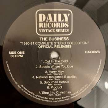 LP The Business: 1980-81 Complete Studio Collection