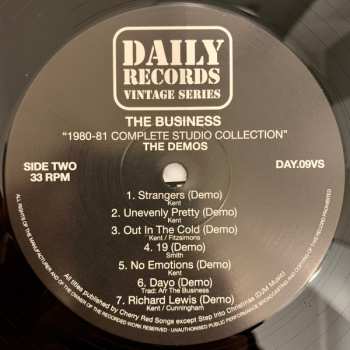 LP The Business: 1980-81 Complete Studio Collection