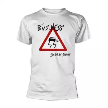 T-shirt Drinkin + Drivin (white)