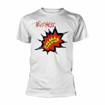 Merch The Business: Tričko Smash The Discos (white) XXL