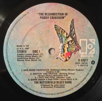 LP The Paul Butterfield Blues Band: The Resurrection Of Pigboy Crabshaw
