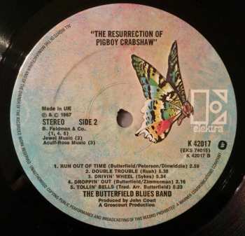 LP The Paul Butterfield Blues Band: The Resurrection Of Pigboy Crabshaw