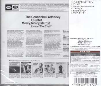 CD The Cannonball Adderley Quintet: Mercy, Mercy, Mercy! - Live At "The Club"