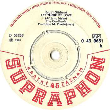 SP The Cardinals: I Believe (Věřím) / Let There Be Love (Ať Je Tu Láska)