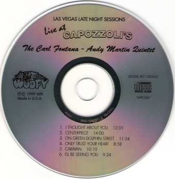 CD The Carl Fontana - Andy Martin Quintet: Live At Capozzoli's