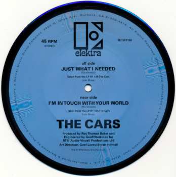 SP The Cars: Just What I Needed b/w I'm In Touch With Your World LTD | PIC