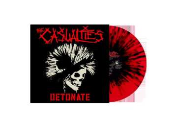 LP The Casualties: Detonate (red & Black Splatter Vinyl)