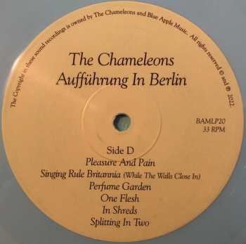 2LP The Chameleons: Dali's Picture / Aufführung In Berlin CLR