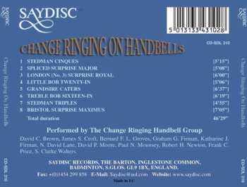 CD The Change Ringing Handbell Group: Change Ringing On Handbells