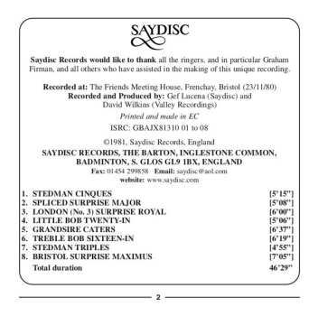 CD The Change Ringing Handbell Group: Change Ringing On Handbells
