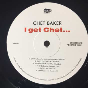 LP The Chet Baker Quintet: I Get Chet LTD