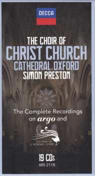 19CD/Doos The Choir Of Christ Church Cathedral: The Complete Recordings On Argo And L'Oiseau Lyre LTD