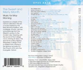 CD Magdalen College Choir Oxford: The Sweet And Merry Month (Music For May Morning)