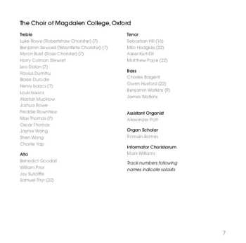 CD Magdalen College Choir Oxford: The Sweet And Merry Month (Music For May Morning)