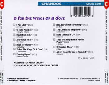 CD The Choir Of Westminster Abbey: O For The Wings Of A Dove