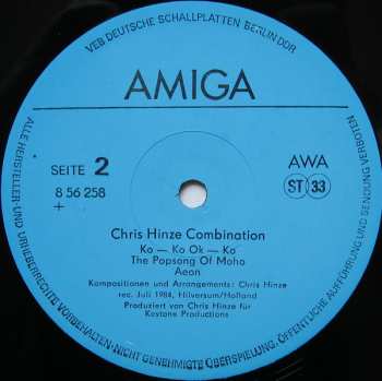 LP The Chris Hinze Combination: Chris Hinze Combination