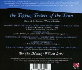 CD William Lyons: The Topping Tooters Of The Town: Music Of The London Waits 1580 – 1650