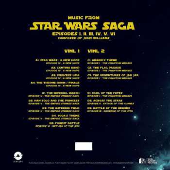 2LP The City of Prague Philharmonic Orchestra: Music from Star Wars Saga Episodes I-VI LTD