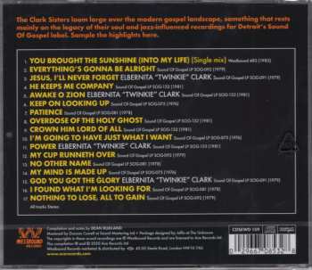 CD The Clark Sisters: You Brought The Sunshine (The Sound Of Gospel Recordings 1976-1981)