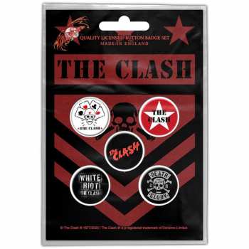 Merch The Clash: Set Badges London Calling
