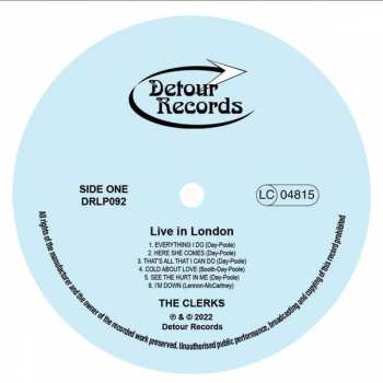 LP The Clerks: Live In London CLR