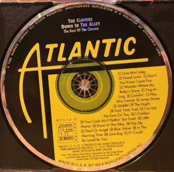 CD The Clovers: Down In The Alley: The Best Of The Clovers