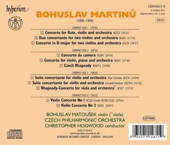 4CD/Doos Bohuslav Martinů: The Complete Music For Violin And Orchestra