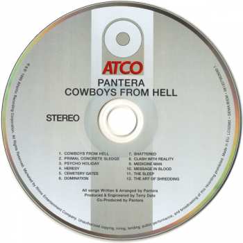 5CD/Doos Pantera: The Complete Studio Albums 1990-2000