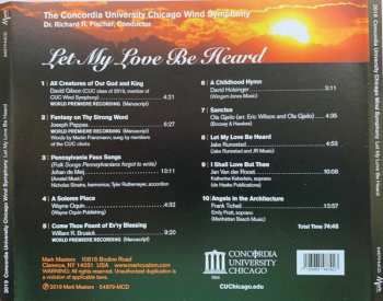 CD The Concordia University Wind Symphony: Let My Love Be Heard