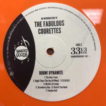 LP The Courettes: Boom! Dynamite (An Introduction To The Fabulous Courettes) CLR | LTD