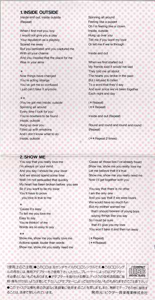 CD The Cover Girls: Inside Outside / Show Me
