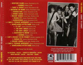 CD The Cramps: Coast To Coast (Live Radio Broadcast Recordings)