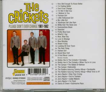 CD The Crickets: Please Don't Ever Change 1961-1962