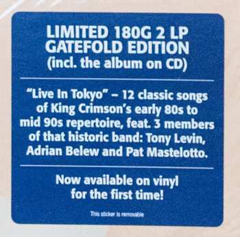 2LP/CD The Crimson Projekct: Live In Tokyo