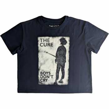 Merch The Cure: Dames Crop Top Boys Don't Cry B&w