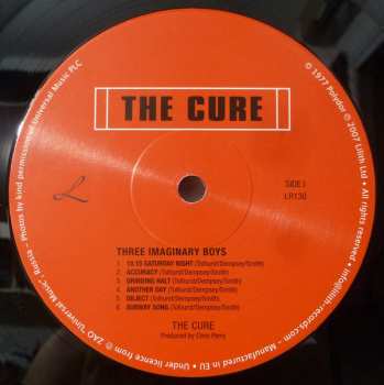 LP The Cure: Three Imaginary Boys