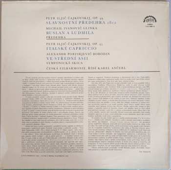 LP The Czech Philharmonic Orchestra: Slavnostní Předehra 1812 - Ruslan A Ludmila · Italské Capriccio - Ve Střední Asii