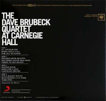 2LP The Dave Brubeck Quartet: At Carnegie Hall LTD