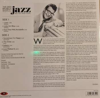 LP The Dave Brubeck Quartet: Jazz: Red Hot and Cool CLR