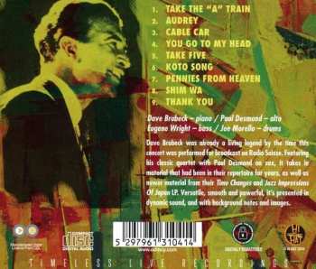 CD The Dave Brubeck Quartet: Live At The Grand Casino Basel 1963