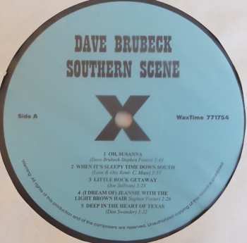 LP The Dave Brubeck Quartet: Southern Scene LTD