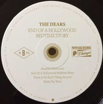 LP The Dears: End Of A Hollywood Bedtime Story LTD