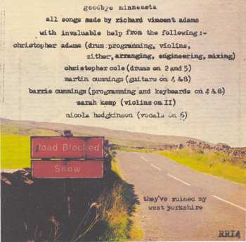 CD The Declining Winter: Goodbye Minnesota