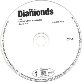 2CD The Diamonds: The Complete Singles As & Bs 1955-62